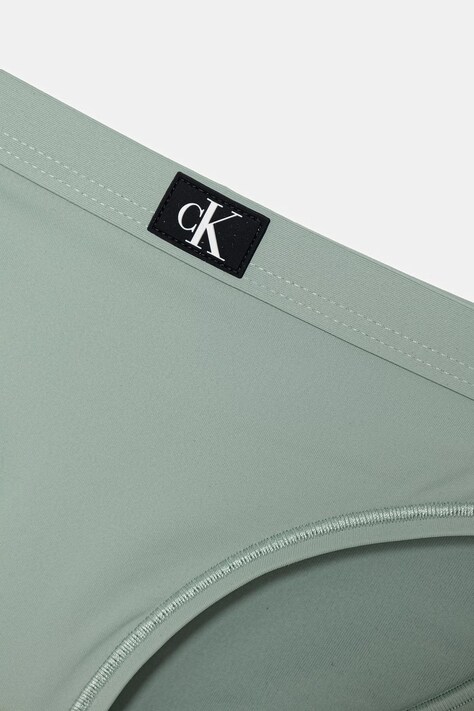 Calvin Klein Jeans strój kąpielowy dwuczęściowy dziecięcy zielony KY0KY00092