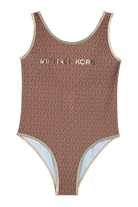 Суцільний дитячий купальник Michael Kors колір коричневий R30560