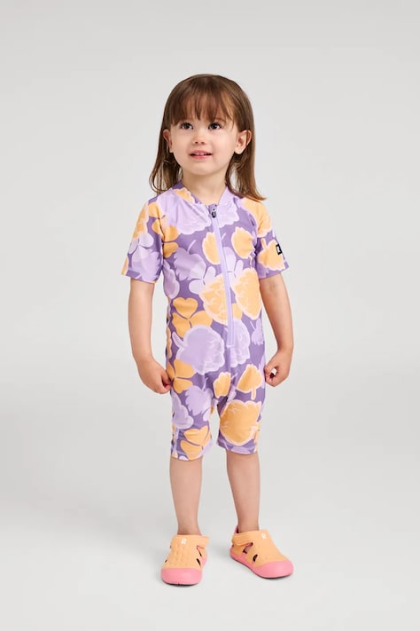 Reima kombinezon plażowy dziecięcy Atlantti UV 50+ fioletowy 5200131C