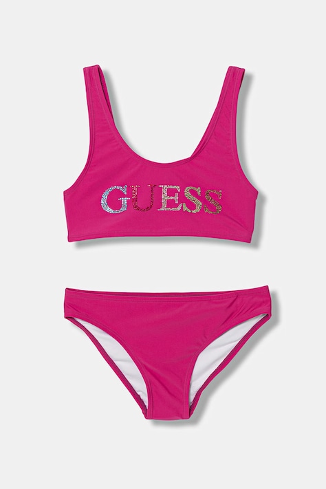 Guess strój kąpielowy dwuczęściowy dziecięcy różowy J6GZ28 KCA60