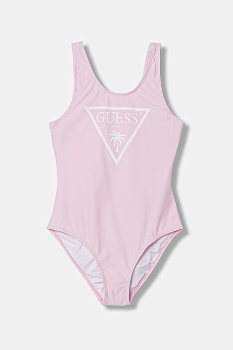 Guess strój kąpielowy jednoczęściowy dziecięcy różowy J6GZ33 KCA60