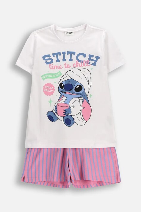 Coccodrillo piżama dziecięca bawełniana fioletowa LICENCE GIRL