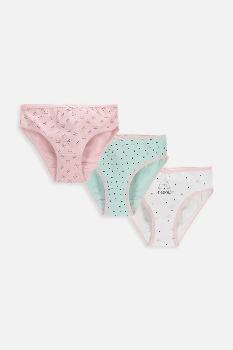 Coccodrillo gaćice za djecu s pamukom 3-pack šarene PANTS