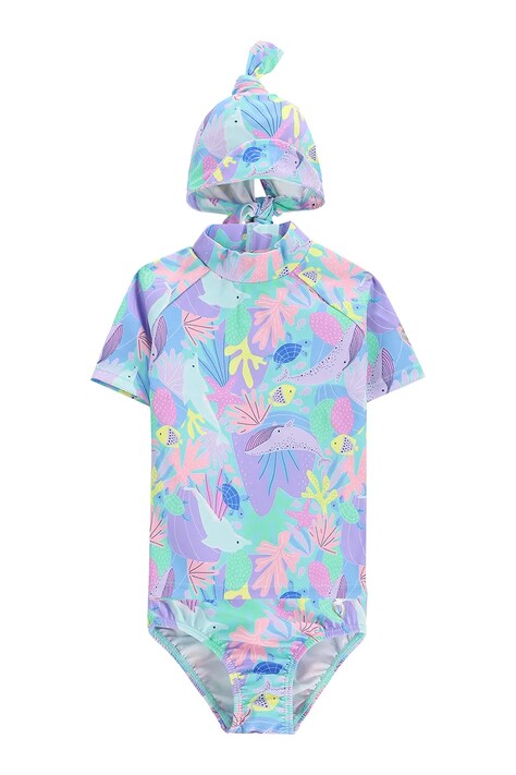 Lemon Explore kombinezon plażowy dziecięcy multicolor SWIMWEAR GIRL