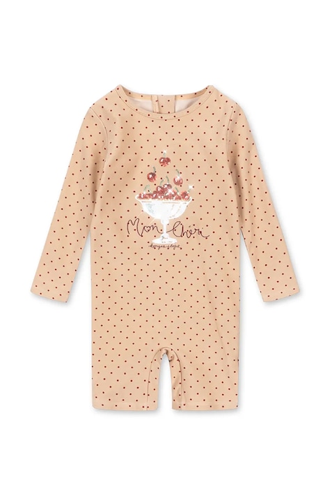 Konges Sløjd detská AMANDINE SWIM ONESIE béžová KS105260