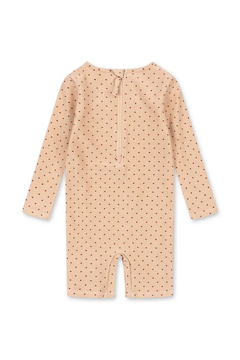 Дитячий купальний комбінезон Konges Sløjd AMANDINE SWIM ONESIE — SS26-BIG08B, бежевий — фото 2