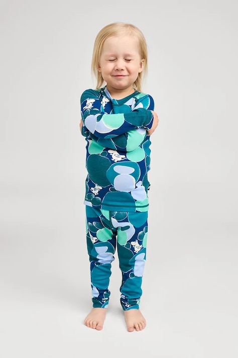 Reima bielizna funkcyjna Moomin Trivsam kolor zielony 5200021C