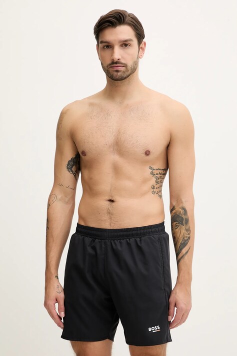 BOSS szorty kąpielowe kolor czarny 50554613