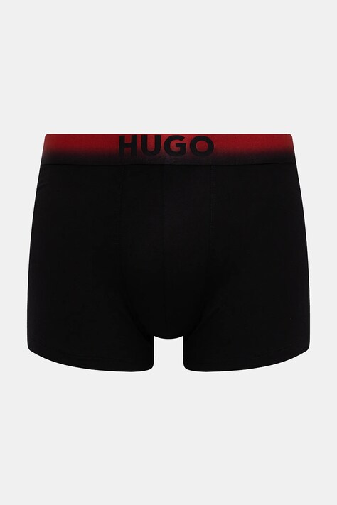 HUGO облягаючі боксери чоловічі з модалем TRUNK TRIPLET SPRAY 3 шт — SS26-BIM00H, чорний — фото 2