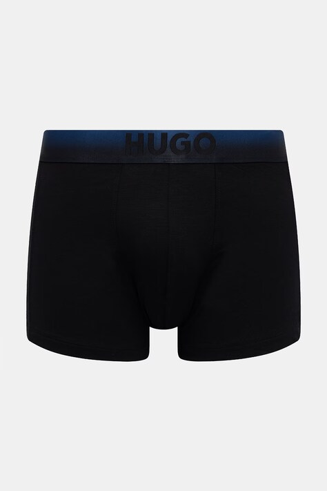 HUGO облягаючі боксери чоловічі з модалем TRUNK TRIPLET SPRAY 3 шт — SS26-BIM00H, чорний — фото 2