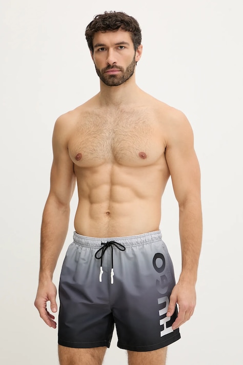 HUGO szorty kąpielowe RAY kolor szary 50555582