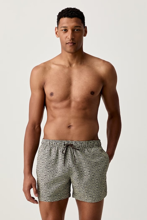 HUGO купальные шорты для мужчин AARON_SWIM бежевые 50556792