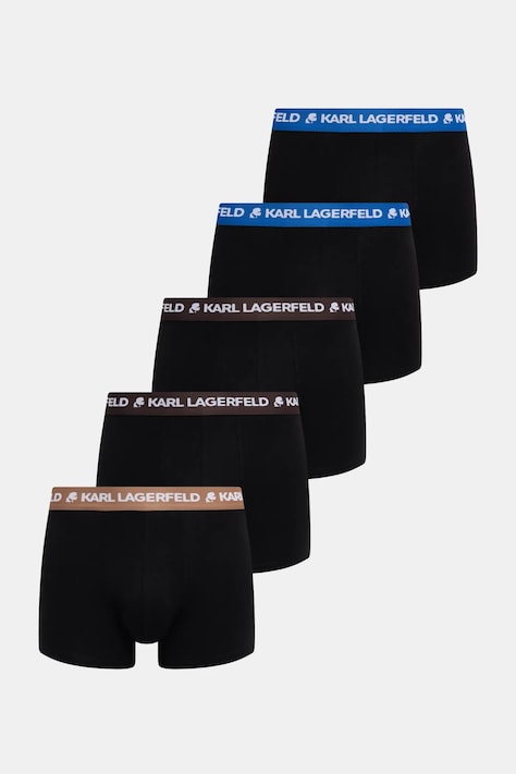 Karl Lagerfeld bokserki LOGO TRUNK 5-pack kolor czarny B1M47030
