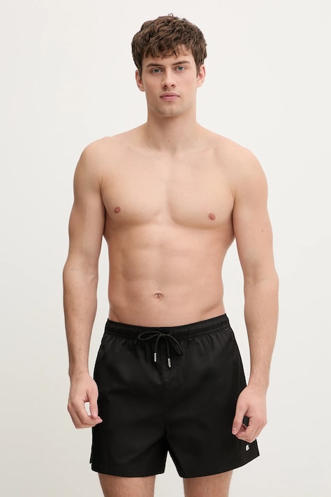 Μαγιό Karl Lagerfeld KL METAL χρώμα: μαύρο, B1M46005