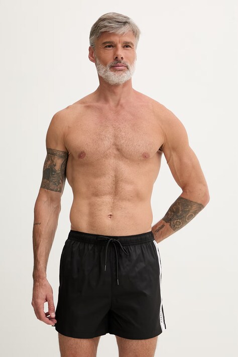 Karl Lagerfeld pantaloni scurți de baie pentru bărbați negri A3M46002