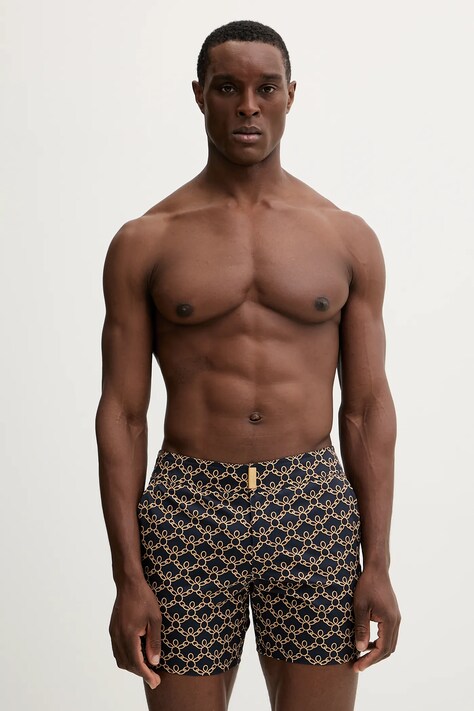 Vilebrequin szorty kąpielowe MENISE kolor granatowy NISDF124