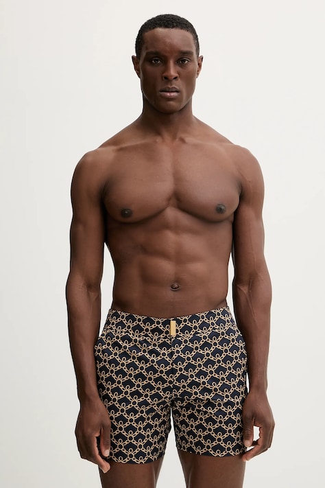 Vilebrequin szorty kąpielowe MENISE kolor granatowy NISDF124