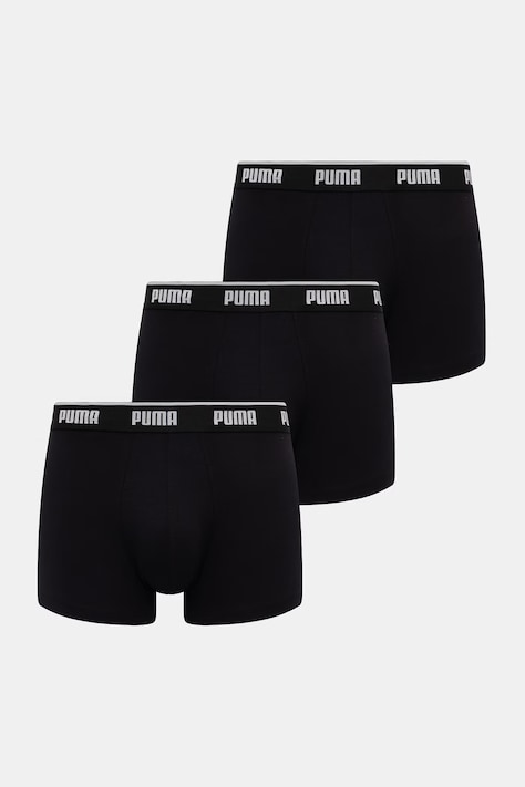 Boxerky Puma BOXER 3-pak čierna farba, 947130