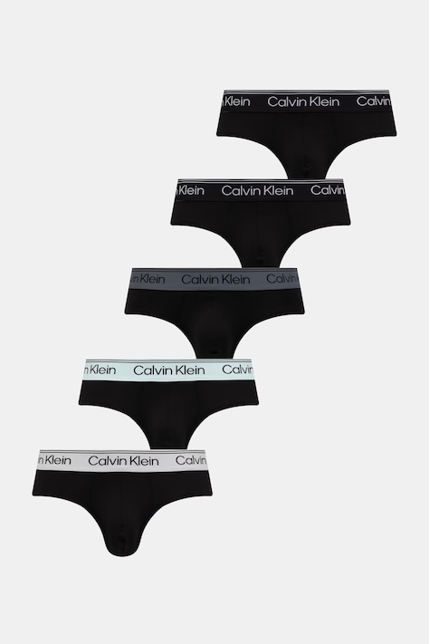 Calvin Klein Underwear slip gaće za muškarce 5-pack crne LV00NB4411