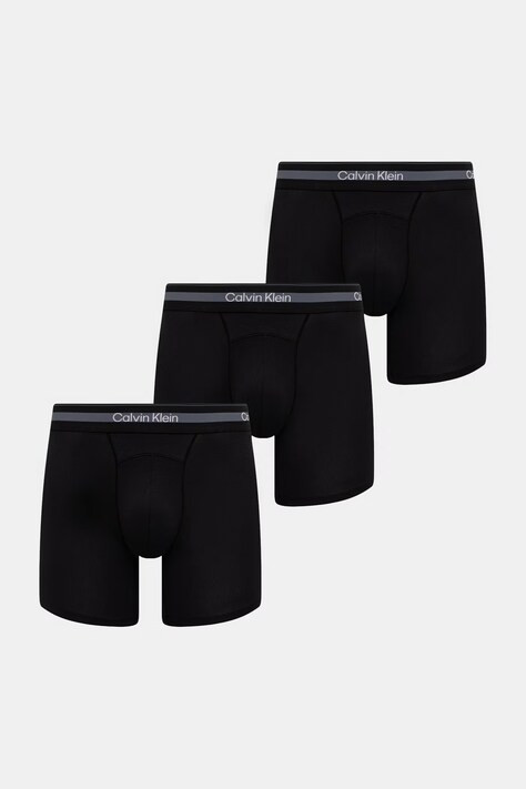 Calvin Klein Underwear εφαρμοστά μποξεράκια Ανδρικά 3-pack μαύρα LV00NB4537