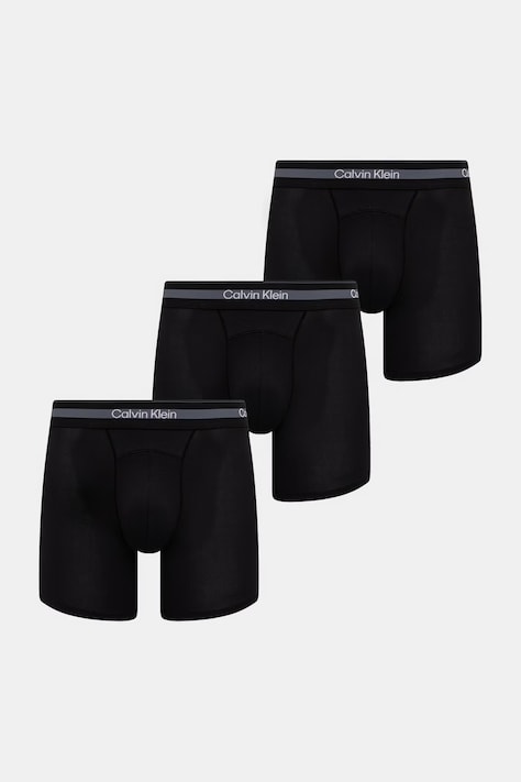 Calvin Klein Underwear εφαρμοστά μποξεράκια Ανδρικά 3-pack μαύρα LV00NB4537