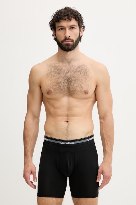 Calvin Klein Underwear boxer aderenti da uomo neri LV00NB4538