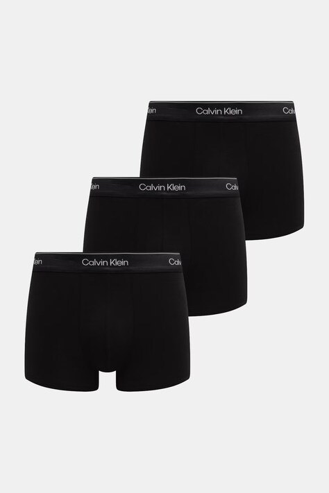 Calvin Klein Underwear bokserki męskie bawełniane z elastanem 3-pack czarne LV00NB4575