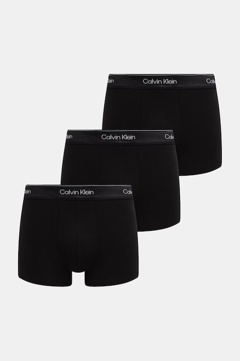 Calvin Klein Underwear bokserice za muškarce od pamuka s elastanom 3-pack crne LV00NB4575