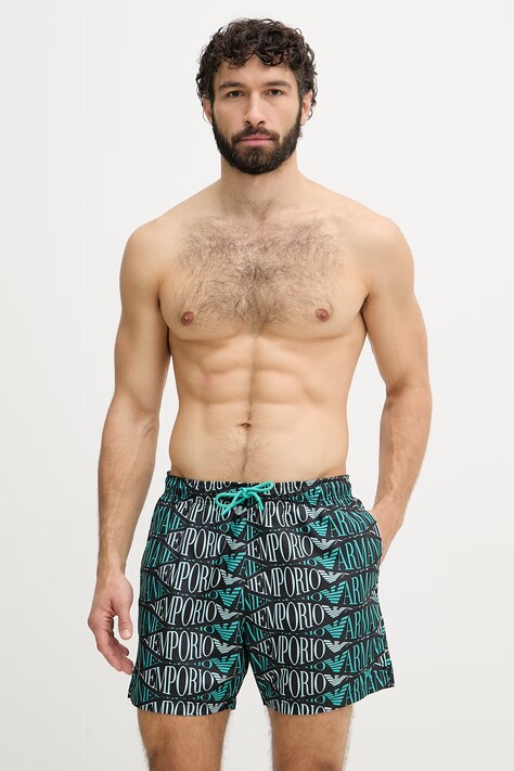 Emporio Armani Underwear szorty kąpielowe męskie zielone EM000583 AF20442