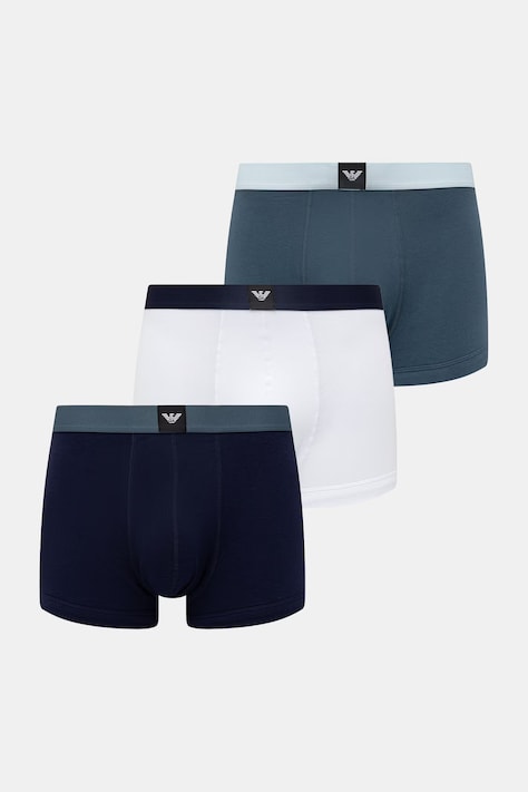 Emporio Armani Underwear bokserki 3-pack kolor granatowy EM002205 AF20673