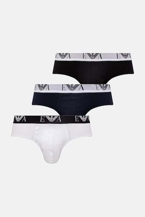 Emporio Armani Underwear slipy 3-pack kolor biały EM000258 AF14131