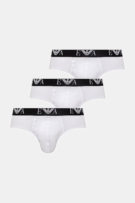 Emporio Armani Underwear slipy 3-pack kolor biały EM000258 AF14131