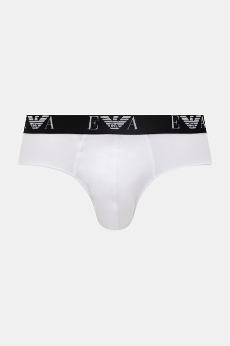 Emporio Armani Underwear slipy 3-pack kolor biały EM000258 AF14131
