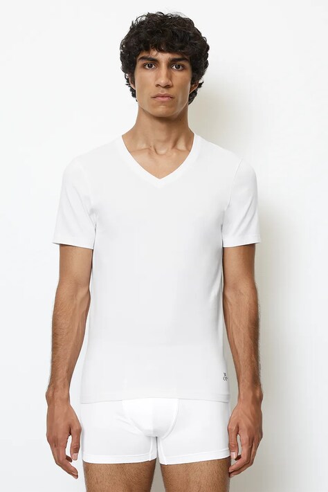 Marc O'Polo t-shirt piżamowy 2-pack męska kolor biały gładka 10218043