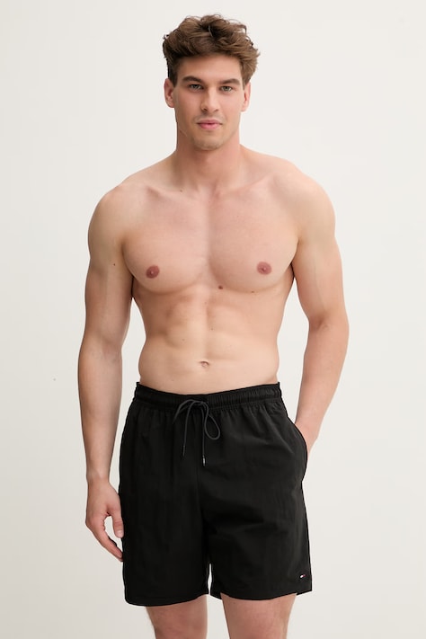 Tommy Hilfiger kopalne kratke hlače moške črne UM0UM03309