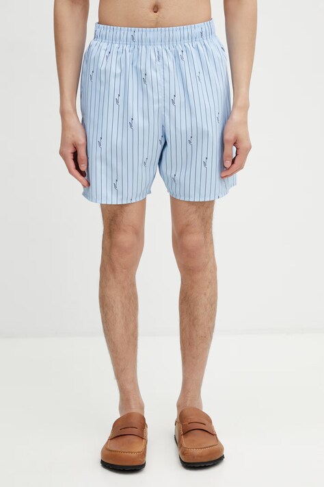 Lacoste plavecké šortky pánske modré MH1849