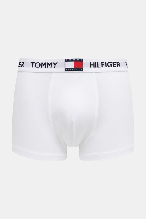 Tommy Hilfiger bokserki męskie bawełniane z elastanem 3-pack białe UM0UM03835