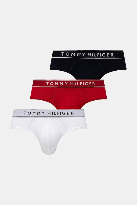 Tommy Hilfiger slipy męskie 3-pack czerwone UM0UM03856