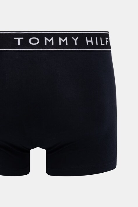 Tommy Hilfiger Boksarice moške z bombažem paket 3 kosov črne UM0UM03881