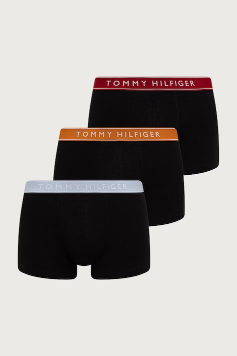 Tommy Hilfiger Boxeralsó férfi pamuttal 3-as csomag fekete UM0UM03881
