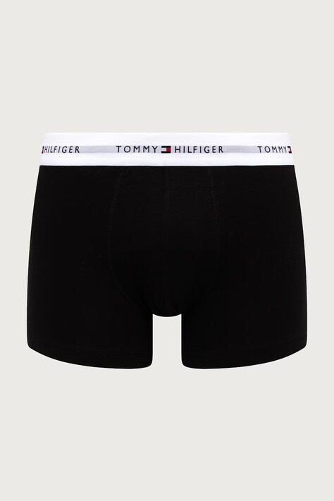 Tommy Hilfiger Bokserki męskie bawełniane z elastanem 3-pack czarne UM0UM03889