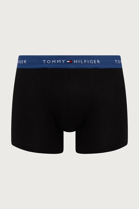 Tommy Hilfiger Bokserki męskie bawełniane z elastanem 3-pack granatowe UM0UM03890