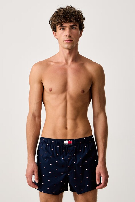 Tommy Hilfiger Bokserki męskie bawełniane 3-pack granatowe UM0UM03898