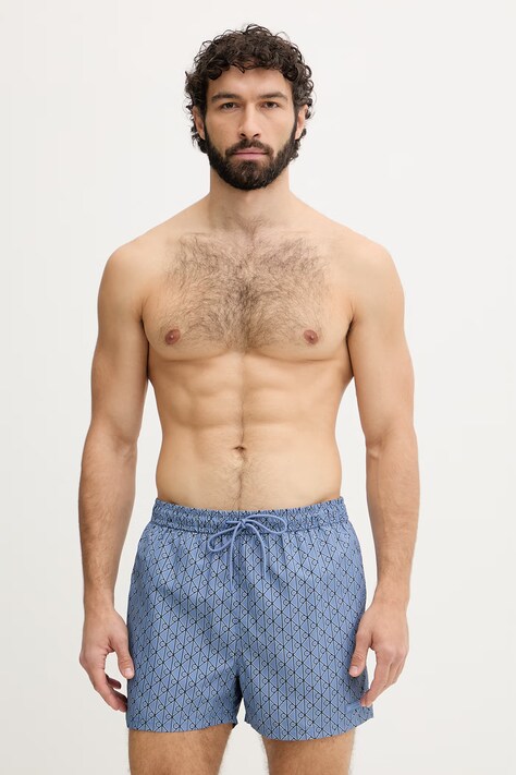 Calvin Klein szorty kąpielowe męskie niebieskie LV00N61028