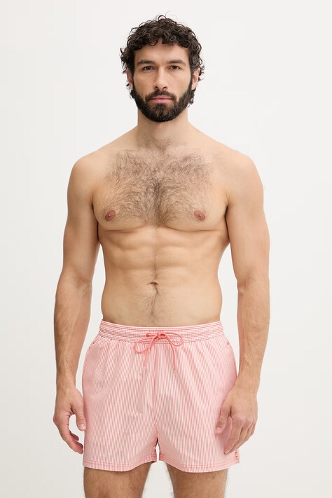 Calvin Klein szorty kąpielowe męskie pomarańczowe LV00N61041