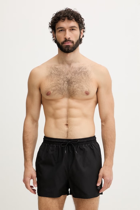 Calvin Klein pantaloncini da bagno da uomo neri LV00N61046