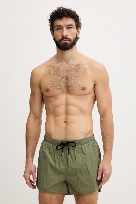 Aeronautica Militare szorty kąpielowe męskie zielone BW0231UCT04311