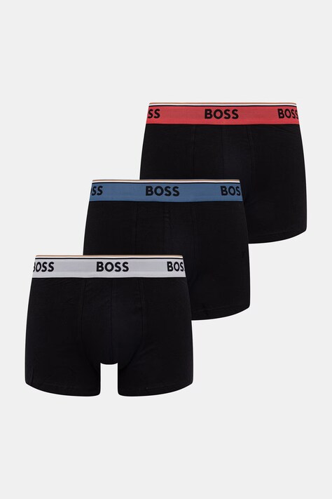 BOSS bokserice za muškarce 3-pack crne 50554693