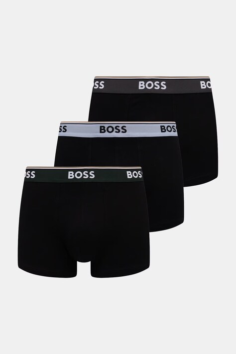 BOSS boxeri pentru bărbați pachet de 3 negri 50554693