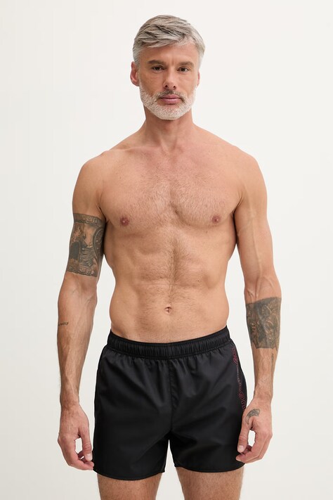 HUGO pantaloncini da bagno da uomo TIKI neri 50561111